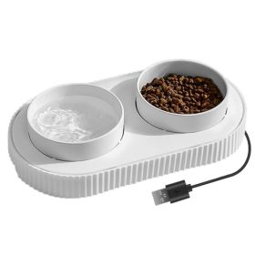 Pet Feeder and Drinking Water Bowl for Use Cat & Dog (Type: Style B, Color: As pic show)